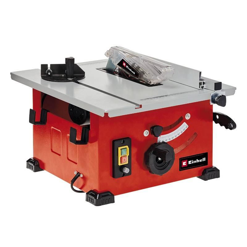 Table de sciage Einhell TC-TS 210 - Scie circulaire sur table puissante et compacte - 1200W, lame inclinable 45°_0