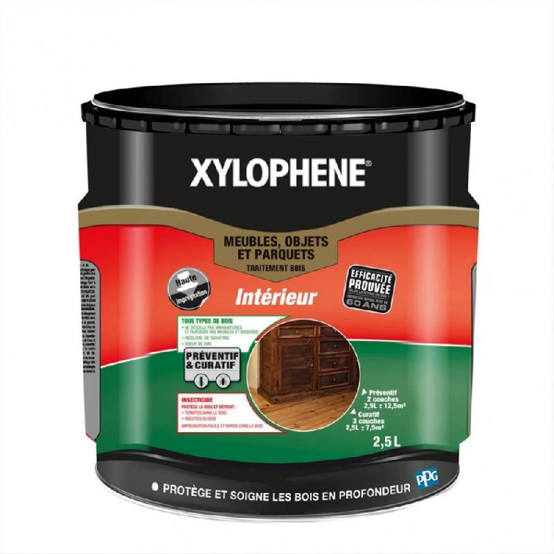 Traitement du bois meuble, parquet et boiserie XYLOPHENE 25 ans, 2.5 l_0