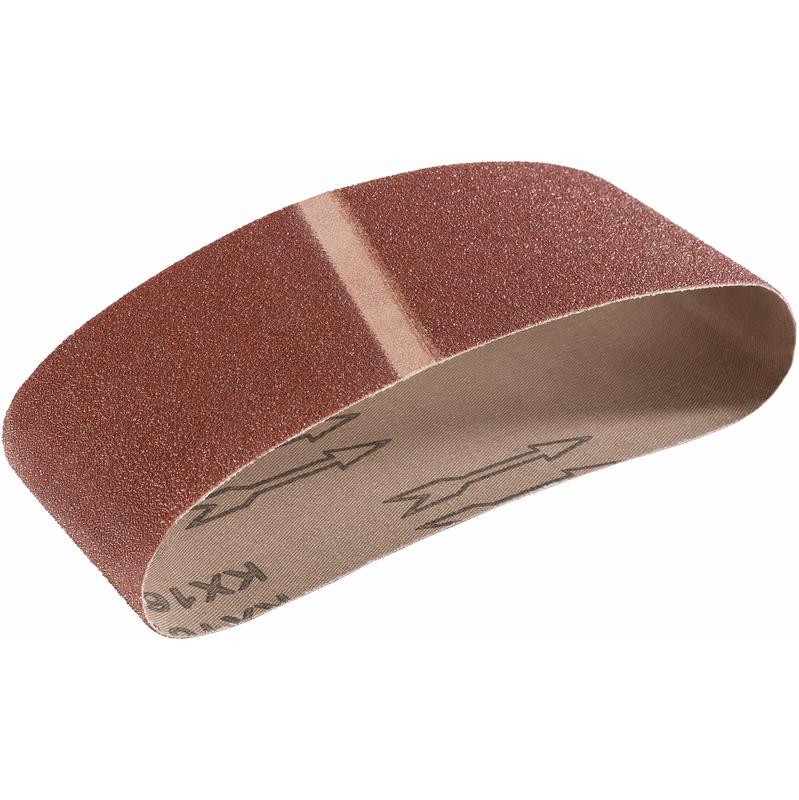 BANDES ABRASIVES POUR PONCEUSE À BANDE 75X457 MM GRAIN K100 / 20 PIÈCES