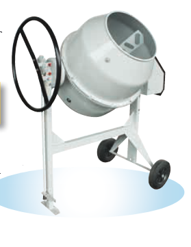 Bétonnière à moteur monophasé 850W - Malaxage 150L -BI190F_0