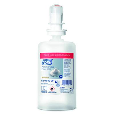 Cartouches savon mousse Tork antimicrobien Tork 1 L, lot de 6, 520800_0