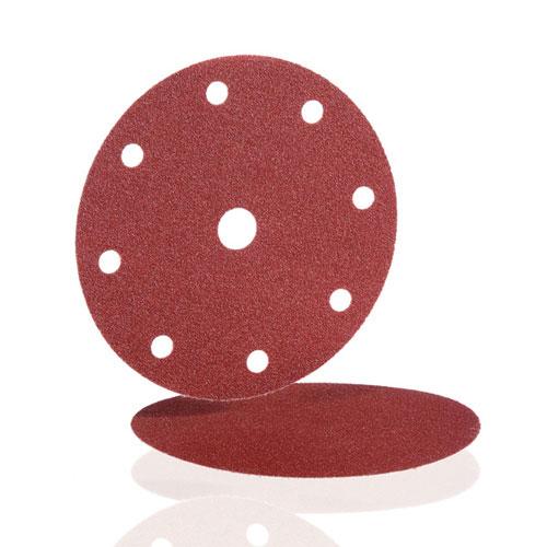 Disque abrasif 9 trous bw115 150 mm grain 80 boite de 50 - HERMES - 6537827 - 851550_0