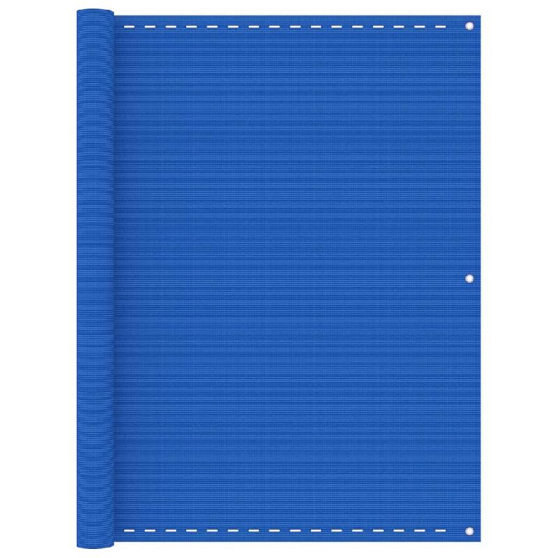 ÉCRAN DE BALCON BRISE PARE VUE PROTECTION CONFIDENTIALITÉ 120 X 500 CM PEHD BLEU 02_0010092_0