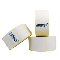 Étiquettes thermiques directes 76x51mm - Mandrin 76mm - Rouleau de 3100 étiquettes perforées - BLC720076051DEP_0