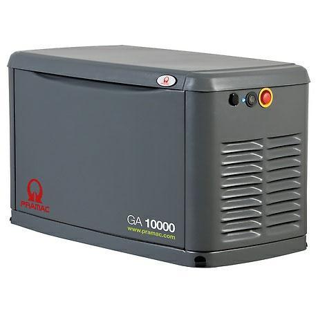 Groupe électrogène au gaz monophasé insonorisé 10 kVA AVR+DE GA10000 - PRAMAC - PS103YXM000_0