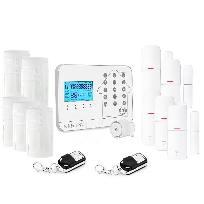 Kit Alarme maison connectée sans fil WIFI Box internet et GSM Futura blanche Smart Life- Lifebox - KIT animal 5_0