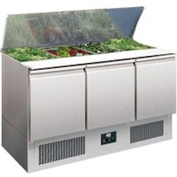 L2G - S903STD - saladette refrigeree inox couvercle telescopique +2/+8°c, gaz r290, 3 p. Gn1/1, capacite 4gn1/1 - S903STD_0