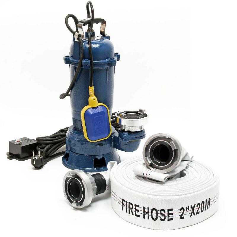 POMPE DE RELEVAGE POUR EAUX USÉES 550 WATTS POMPE SUBMERSIBLE 10000 LITRES PAR HEURE TUYAU 20M 16_0002471_0