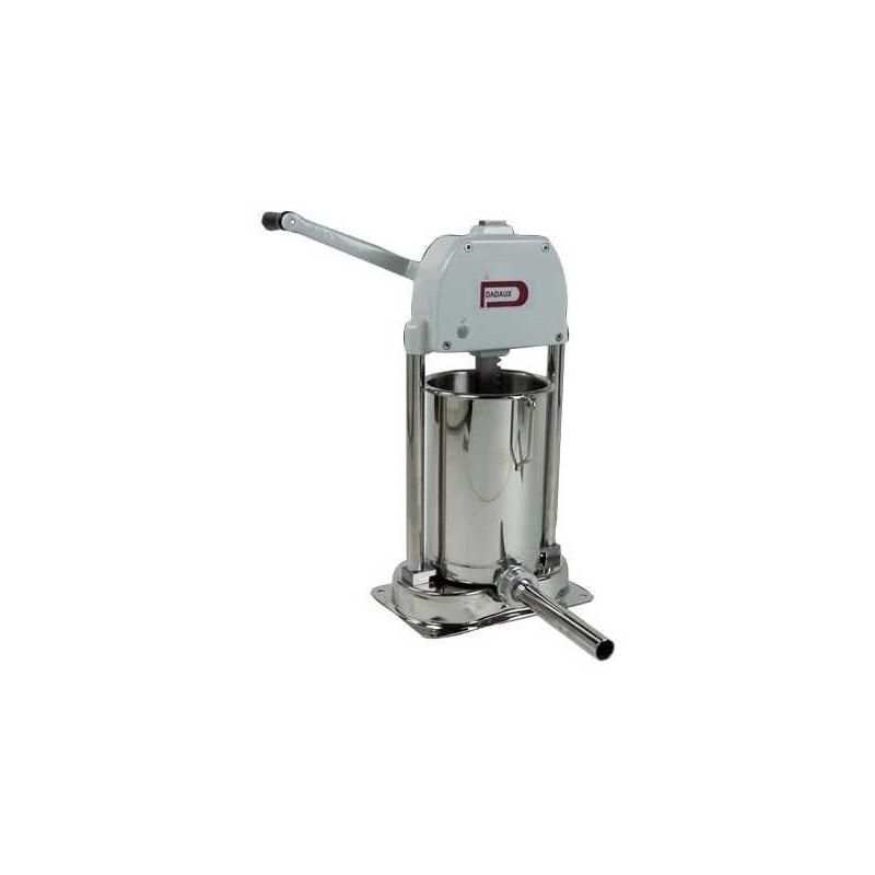 Poussoir à saucisse manuel 13 litres - PM13 - Cylindre inox, crémaillère et peinture époxy_0
