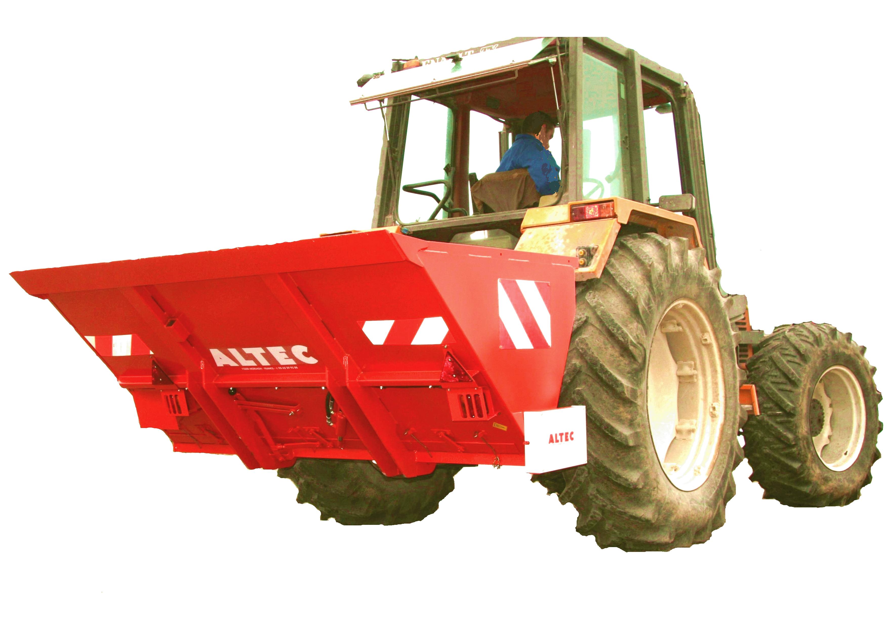 Saleuse autochargeuse SP 600 - SA Altec - Attelage 3 points norme 2, Entrainement par cardan, Capacité 675 L_0