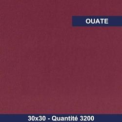 Serviette 30x30 - Bordeaux - Ouate - x3200 - CGMP - rouge 3504081015115_0