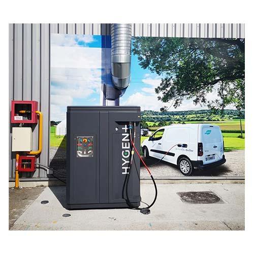 Station GNV Biogaz autonome - Charge rapide pour flottes VL et VU - Capacité 75 kg/jour_0