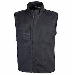 U-Power - Gilet de travail en toile sans manches noir WAVE Noir Taille XL - XL noir 8033546381946_0