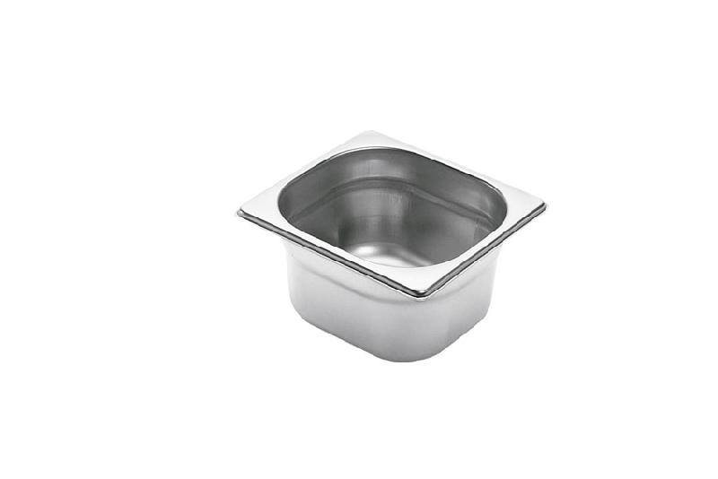 BAC GASTRO INOX 1/6 PLEIN - H 65 MM