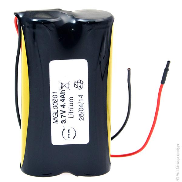 BATTERIE LI-ION 2X 18650 GP 1S2P ST1 3.7V 4400MAH FILS_0