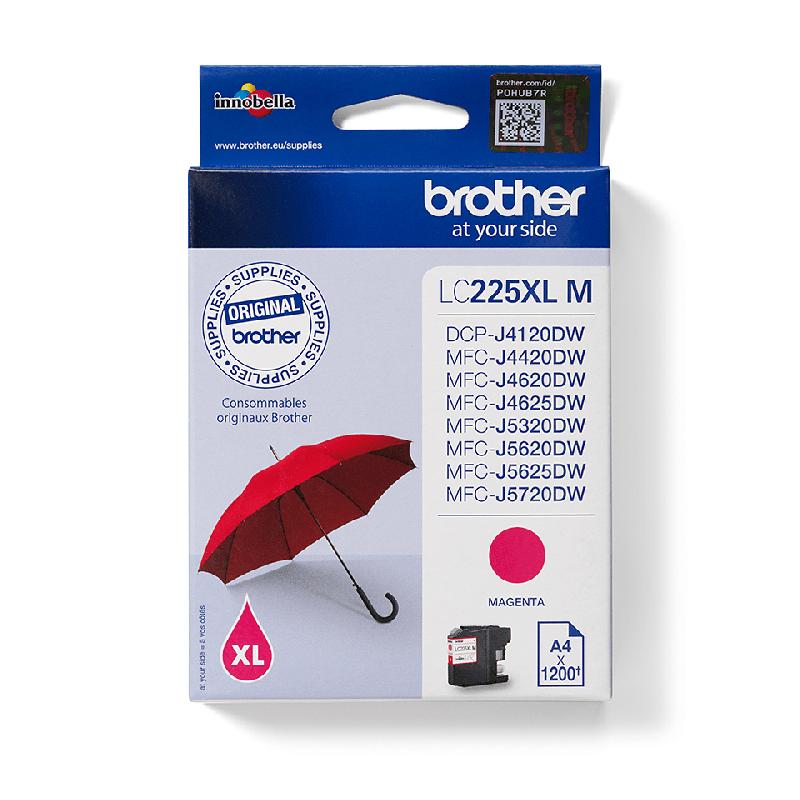 Brother LC225XLM - Cartouche d'encre originale - Magenta_0