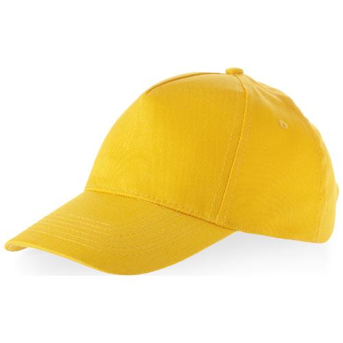 Casquette 5 panneaux Memphis 11101602 - œillets brodés - fermeture velcro - coton 155-160 g/m²_0