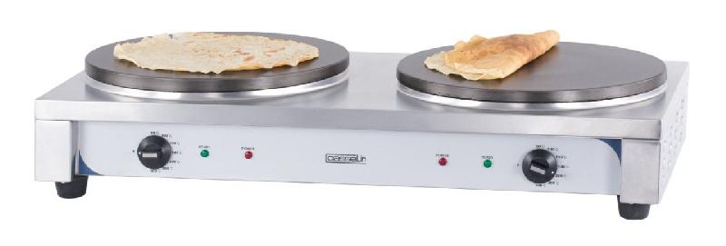 Crêpière double inox 400mm, 230v, 2x2700w_0