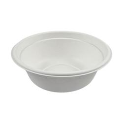 CROKUS Bols canne à sucre, sans PFAS ø 15,5 x 5,5 cm - 500 ml (500 unités) - blanc Bagasse C123734_0