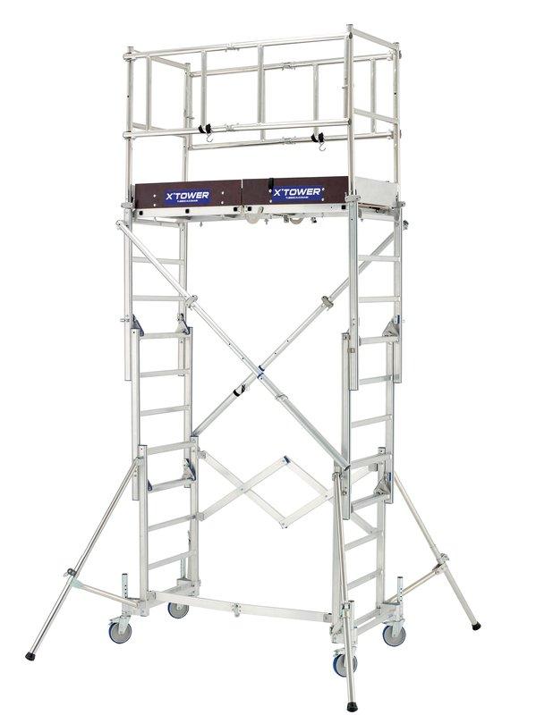 Échafaudage roulant X'Tower - Hauteur plancher 2,80 m (4,80 m hauteur de travail)_0