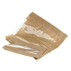 FHC evolupack FHC - 1000Pcs - Sac papier kraft brun à fenêtre microperforée 140x70mm H440mm - marron papier FHC210SVIS4414_0