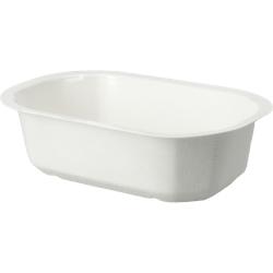 Firplast Barquette oblongue PP blanche 400 CC 159 x 102 x 45 mm (x1500) - blanc 3700466011615_0