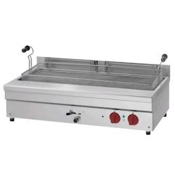 Friteuse de patisserie electrique 35 litres sur support - 1050x580x900 mm - 10000 W 400/3V - 393172E5 Eurast - inox 393172E5_0
