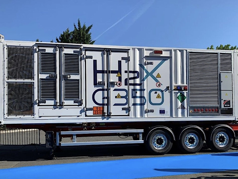 Groupe électrogène à hydrogène 350 kVA - H2X G350 avec modules optionnels et certifications CE_0