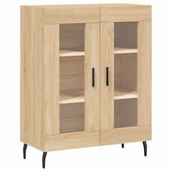 Helloshop26 - Buffet bahut commode armoire meuble de rangement organisateur cuisine salle de séjour salon sonoma 69,5 x 34 x 90 cm 02_0031631 - 30002_0