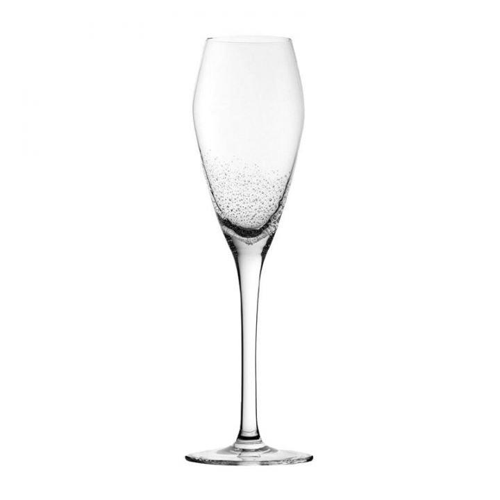 Lot de 6 flûtes 200 ml en verre soufflé, BOTANIST_0