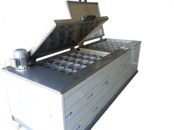 Machine à glace en bloc - type de saumure - applications commerciales et industrielles - modèle MBI 1000 - capacité 1000 kg/jour_0