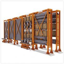Multilogitower - Tour de stockage automatique pour tôles, plaques et produits longs avec transstockeur_0