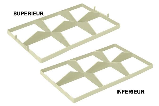 Separateur euronorm pour bac a verre 2x3 cases_0