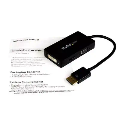 StarTech Adaptateur de voyage DisplayPort vers VGA / DVI /_0