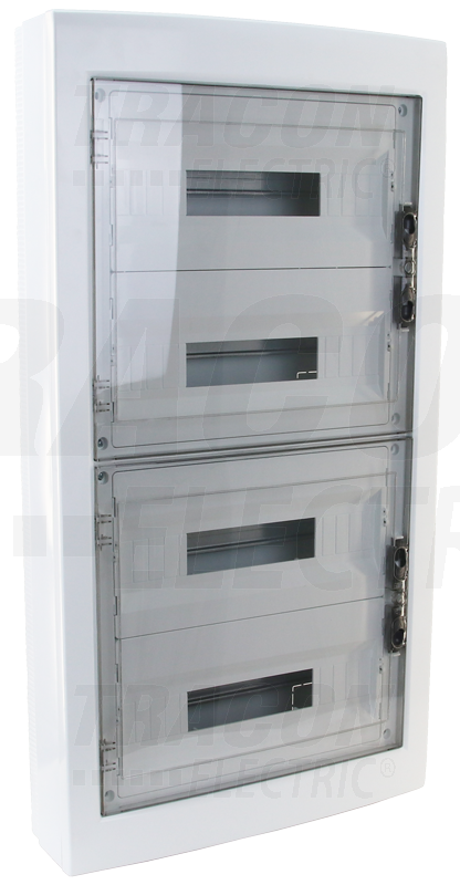 Tableau en saillie porte plate transparente 4x18 modules 4×18 (72) modul, ip40, (h×w×d=872×464×120mm)_0