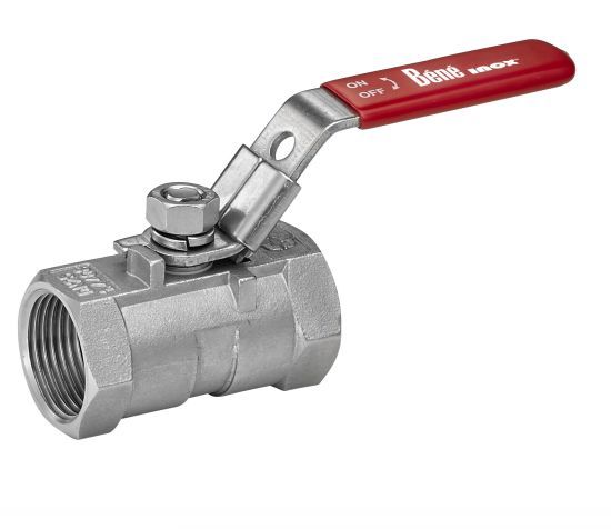 Vanne monobloc femelle/femelle gaz - inox 316 - modèle 58113 - DN8 à DN50 - température -20ºC à +150ºC_0