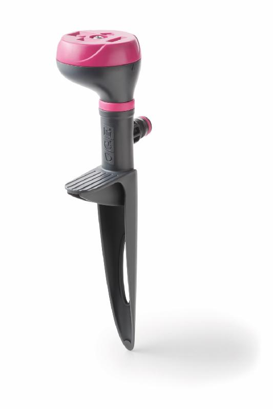Arroseur circulaire 4 zones mini driver sur piquet - rose_0