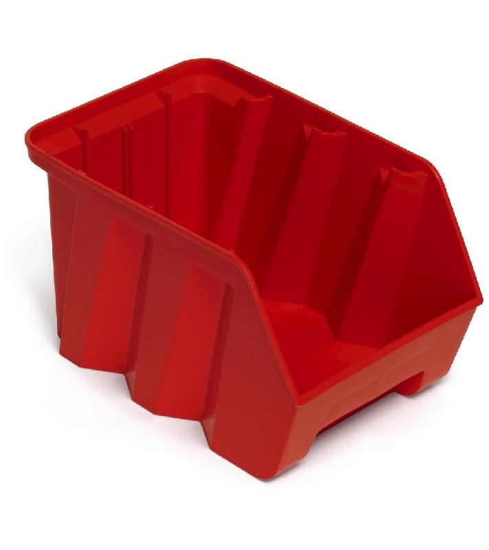 Bac DUETTO 9,4 litres plastique rouge_0