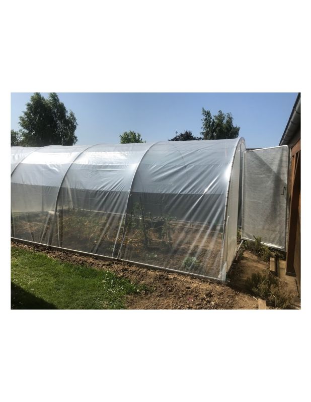 Bâche de remplacement en polyéthylène 200 microns pour abri-cultures de 9 à 27 m² - Compatible serres Tonneau_0