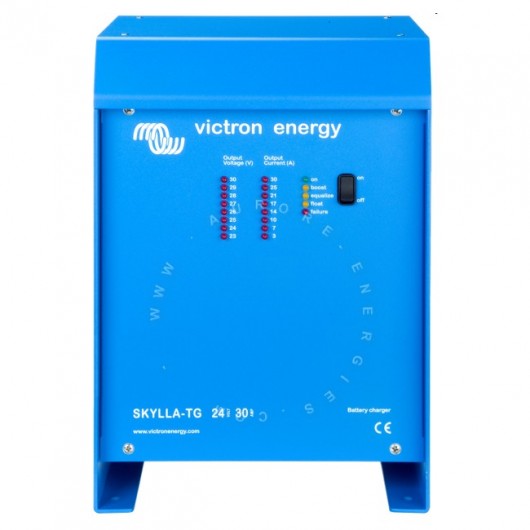 Chargeur de batterie Skylla-TG Victron Energy - Modèle 24V (30-50-80-100A) et 48V (25-50A) - Technologie HF et ajusteur de tension précis_0