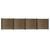 Clôture en composite - Batimex SAS - Kit 7,55 m avec bois composite marron et poteaux aluminium_0