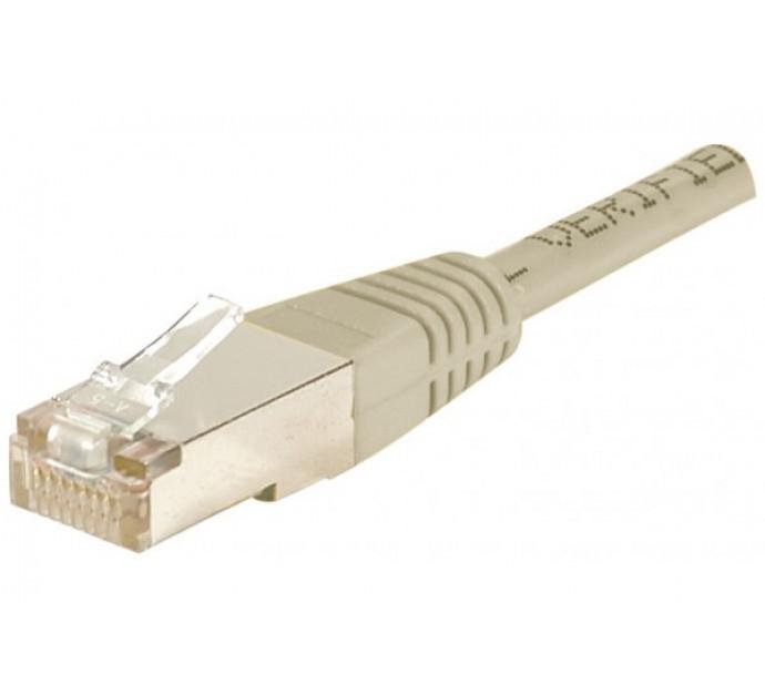 Cordon RJ45 Catégorie 5e F/UTP - 20 m - Gris - Blindage aluminium cuivre - Compatible ANSI/TIA 568 et ISO 11801_0