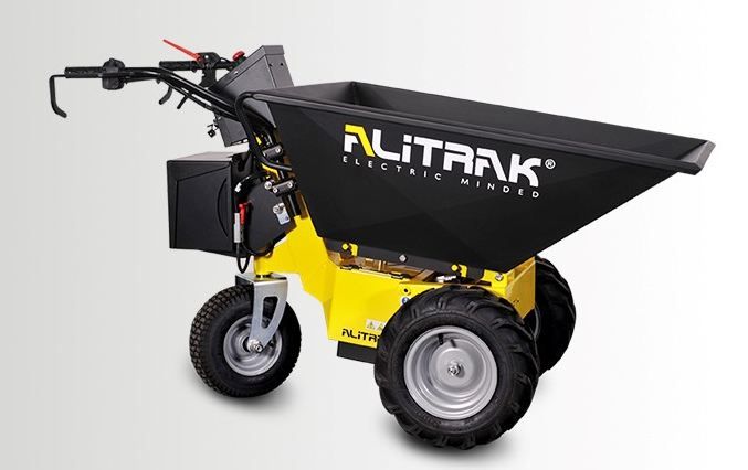 DT-300E brouette à moteur - Alitrak - 300 kg - 3 roues, structure robuste en acier, mécanisme semi-automatique_0