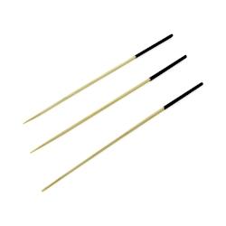 ECOLOMIQUE - 100 Pcs - Pic bambou noir - 12 cm, idéal pour vos apéritifs - ECO210BBBLK120 - Bambou ECO210BBBLK120_0