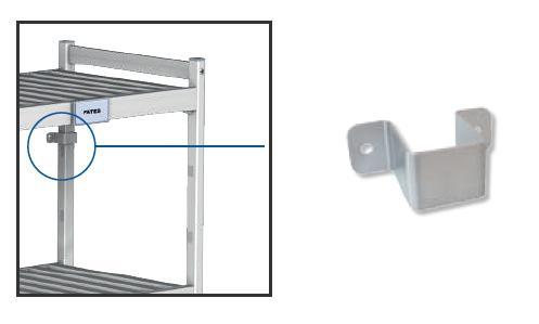 Fixation murale pour rayonnage alimentaire fermostock_0