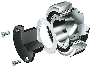 Galet de précision Winkel - Type KB avec insert en Oilamid - Fixation universelle_0