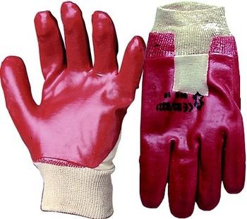 GANTS ENDUIT PVC ROUGE-DOS AERE