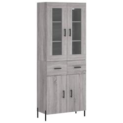Helloshop26 - Buffet bahut commode armoire meuble de rangement organisateur cuisine salle de séjour salon haut sonoma 69,5 x 34 x 02_0035616 - 300021_0
