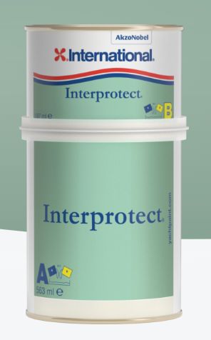 Interprotect - primaire/sous-couche bi-composants International - pour surfaces polyester, vinylester, époxy, acier, aluminium, ferrociment et bois_0