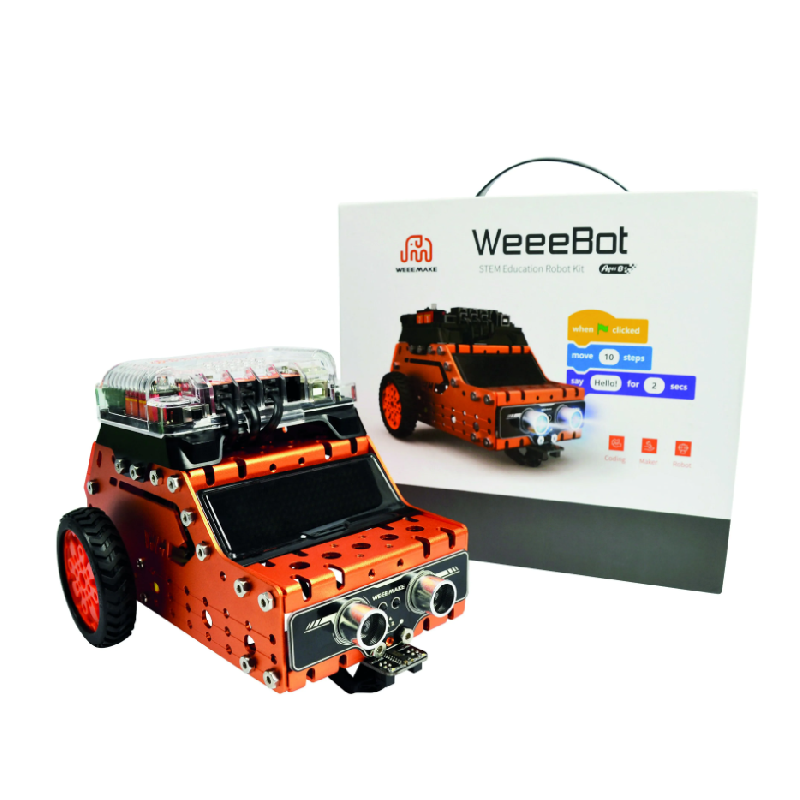 KIT ROBOT ÉDUCATIF WEEEBOT WEEEMAKE CONSTRUCTION PROGRAMMATION WEEECODE ELF COMPATIBLE ARDUINO_0